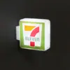 Mini brinquedo luminoso modelo Tirano adesivo magnético de geladeira para chá placa de caixa de luz loja de conveniência café estilo americano miniatura