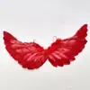 Alas de Plumas de Ángel Disfraz de Halloween Decoración de Espalda para Niños Accesorios para Actuaciones Escénicas de Navidad y Pascua para Adultos