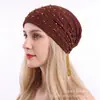 Faixa de cabeça para cobrir cabelo branco faixa de cabeça com lantejoulas lenço de cabeça arco de cabelo acessório de cabelo de renda touca faixa de cabeça larga tecido feminino transfronteiriço