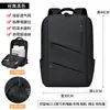 Mochila de negócios Amazon com armazenamento multicamadas para viagem, bolsa simples para laptop de grande capacidade masculina