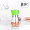 Molino Manual de Tamaño de Molienda Ajustable para Hogar, Pimienta, Pimienta de Sichuan, Sal Marina, Botella Molinillo, Botella de Vidrio para Condimentos, En Stock