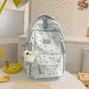 Mochila Escolar Estilo College para Alunas do Ensino Fundamental, Versão Coreana, Grande Capacidade, Mochila de Estrela de Cinco Pontas para Alunos do Ensino Médio, Nova Mochila Modelo 2026
