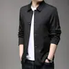 Dropshipping de jaquetas masculinas populares para homens de meia-idade, blusas masculinas estilo business casual e agasalhos para pais