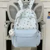 Mochila Linda de Cachorro Estampado Estilo Coreano Versátil para Estudiante Bolsa Escolar Alta Apariencia Mochila Ligera Gran Capacidad Bolsa Escolar