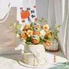 Regalo para el Día del Maestro para la Cumpleañera Maestra, Ramo Tejido Hecho a Mano de Alta Gama Práctico para la Mejor Amiga
