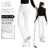 PGM Roupas de Golfe Calças Femininas Fenda Micro Chifre Absorventes de Luz Aquecimento Quente Elásticas Slim Esportivas