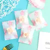 Venta Directa de Fábrica Bolsas de Empaque para Pasteles de Copo de Nieve, Empaque de Turrón Hecho a Mano, Galletas para Hornear, Bolsas Selladas para Maquina de Pasteles de Copo de Nieve, 100 Piezas