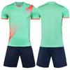 Uniformes de Fútbol al por Mayor para Niños/Adultos, Uniformes de Equipo de Entrenamiento de Competición, Ropa Deportiva, Playeras de Verano de Manga Corta con Estampado
