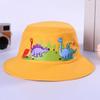 Sombrero de Pescador para Niños Sombrero de Cubeta Lindo de Dibujos Animados Fino Protector Solar Sombrilla Sombrero de Sol para Niños para Verano para Niños y Niñas