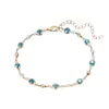 Pulseras de Cristal con Incrustaciones de Diamantes de Colores Transfronterizas Europeas y Americanas, Pulseras Coloridas de Circonita Simples y Versátiles, Joyería de Alta Gama de Nicho