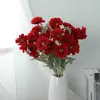 Venta al por mayor de girasoles artificiales para arreglos florales de boda, flores guía de piso, flores para jarrón de decoración de bodas de hotel y hogar
