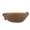 Bolso pequeño de paja tejido de moda Bolso popular para mujer Bolso tejido para vacaciones en la playa Bolso cruzado casual simple y versátil