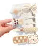 Pinza para el Cabello con Flequillo Nuevo 2026 para Mujer Estilo Coreano Pinza Recta para Flequillo Delgado Pinza de Alto Nivel para el Lado Accesorios para el Cabello Pasador