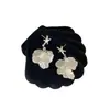Aretes Sencillos Estilo Dulce de Estrella de Mar Flor Borla Fresca Moda Exquisito Temperamento Versátil Accesorios para Pendientes Clip para Oreja Venta al por Mayor