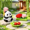 Nova Série Panda Floresta de Bambu Estilo Chinês Artesanato em Resina Decoração de Mesa Estilo Cura Sala de Chá Decoração de Mesa Resina Atacado