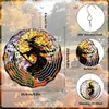Novos Sino de Vento 3D Giratório de Halloween Transfronteiriço Decorações Penduradas de Jardim para Festas Sino de Vento Ornamento de Jardim