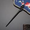 Suministro directo de fábrica de horquilla clásica de ébano, adorno retro de ébano, horquilla, accesorios antiguos para el cabello, horquilla para el cabello, un lote
