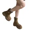 Botas Martin Melard de suela gruesa para aumentar la altura para mujer, nuevas botas western de verano 2026, botas de jinete de media pantorrilla para personas menudas