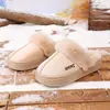 Suministro Exclusivo Transfronterizo de Pantuflas de Algodón para Mujer, Otoño e Invierno, Calientes para Interiores, Felpa Gruesa, Suela Gruesa, Pantuflas de Algodón para Parejas para Hombre en Invierno