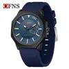 Reloj Octogonal OFNS Moda Personalidad Fecha Viaje de Negocios Reloj de Pulsera Delgado Negocios Dominante Reloj de Cuarzo para Hombre Resistente al Agua