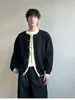 Cardigan de Tricô Casual Direto da Fábrica Estilo Preguiçoso Falso Duas Peças Patchwork Colorido Cardigan 2026 Nova Chegada de Outono