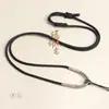 Cordón Enrollado en Espiral Tejido a Mano Cuerda Redonda Pequeña para Mujeres y Hombres, Cordón Colgante Versátil para Colgantes de Oro y Jade, Ajustable