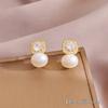 Pendientes de Perla de Agua Dulce Natural Aini Beini Aguja de Plata de Ley S925 Lujo Ligero Gama Alta Exquisitos Versátiles Elegantes