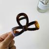 Nuevo Estilo Horquilla Cuadrada Hebilla de Lazo Engrosada Parte Trasera de la Cabeza Lazo Redondo Clip de Agarre Accesorios para el Cabello Simples y Elegantes que Combinan con Todo Clip de Tiburón