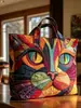 2026 Nova Série Animal Transfronteiriça Estampa Digital Moda Bolsa Tote Acolchoada de Ombro