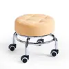 Taburete pequeño con ruedas, taburete bajo, taburete de rodaje silencioso, taburete para caminar para niños, taburete de manicura, taburete de pedicura, taburete para cambiarse de zapatos, herramienta para el cuidado infantil