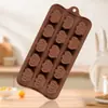 Formas de silicone para chocolate clássicas e populares, um conjunto de múltiplas formas para confeitaria caseira, formas para sobremesas francesas, atacado