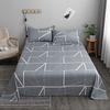 Cama Sábanas de una pieza Dormitorio de estudiantes Cama individual Doble 1.5m Estilo ins Sábanas simples Algodón lavado Popular 1.8