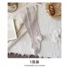 Calcetines largos para mujer, nuevo estilo de otoño, calcetines blancos hasta la pantorrilla estilo coreano, calcetines con volantes, calcetines largos para mujer para combinar con botas largas, calcetines de algodón
