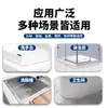 F Agente para Juntas de Azulejo de Acero Plástico Blanco Impermeable y Antimoho Sellador Oleoso para Estufa, Inodoro, Baño, Fregadero, Lodo
