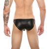 Venta Directa de Fábrica Ropa Interior de Charol de Tiro Bajo para Hombres para Actuaciones en Discotecas Europeas y Americanas con Bolsillo en Forma de U Triángulo Sexy para Actuación