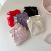 2026 Nuevas Bragas de Encaje Hueco de Lujo Ligero para Mujer, Suave Encaje con Lazo Sexy Atractivo de Cintura Media para Mujer