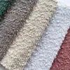 En Stock Tela de Chenilla de Poliéster con Grano Pequeño tipo Lino Sintético, Cojín Espesado, Almohada, Mantel, Tela para Sofá de Color Sólido