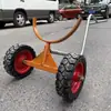 Carro de Manejo de Tuberías de Incendio Grandes Tubería Redonda Acero Redondo Tubería Pe Remolque de Transporte Multifuncional Empujar-Tirar