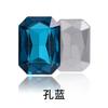 Collar de Diamante Mahjong de Fondo Puntiagudo con Pedrería de Forma Especial Aretes Adorno para Sombrero de Adorno para la Cabeza Accesorios de Joyería para Ropa Diamante Octogonal Rectangular de Fondo Puntiagudo