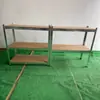 Almacén de Fábrica Estanterías Metálicas Galvanizadas con Diversas Especificaciones y Tableros de Madera Multicapa Estanterías de Almacenamiento en Capas Libres
