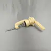 Cabeza de Maniquí de Plástico para Pelucas Tejidas a Mano, Fabricación de Pelucas de Media Cabeza, Molde de Cabeza para Pelucas Tejidas a Crochet con Soporte, Herramienta para Pelucas Tejidas a Crochet para Trenzado de Cabello