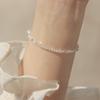 Super Brilho! Raro Pulseira de Cristal Shijia Extremamente Fina, Textura de Luxo Acessível, Empilhável Original Simples Feito à Mão Feminino