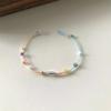Pez Pequeño ~ Color Dopamina Cuerda de Mano Tejida de Pez Pequeño Pulsera Nueva de Estilo Chino para Mujer Fresca Dulce Simple Versátil