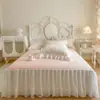 Saia de Cama Floral AB Estampada de Algodão Nova para Primavera/Verão 2026 Saia de Cama Peça Única