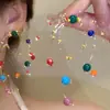 Super Hada Estrella Borla Clip para Oreja Mujer Lujo Accesible Elegantes Pendientes Largos Ins Nuevo Popular Nicho Pendientes Nuevos Versátil