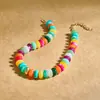 2026 Comercio Exterior Transfronterizo de Amazon Moda Collar de Cuentas con Sentido de Diseño, Joyería de Cuello Ajustable para Vacaciones en la Playa Colorida