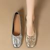 Zapatos Planos Pequeños Fragantes Estilo Francés para Mujer, Zapatos Bajos Suaves Primavera 2025, Zapatos de Punta Baja, Mocasines