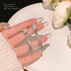 Pendientes de plata S925 con forma de estrella y diamantes superbrillantes para mujer, ligeros, de lujo, de alta gama, con borlas largas, venta al por mayor