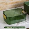 Caja de almacenamiento de escritorio, venta al por mayor, de plástico acrílico engrosado, cesta de almacenamiento para cosméticos, lápiz labial, refrigerios y artículos diversos para el hogar y la cocina.