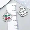 Aceite de Fruta K Blanca Transfronterizo Aleación con Goteo Fresa Plátano Cereza Accesorios para Joyería DIY Llavero Pulsera Collar Colgante